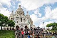 The Sacré-Coeur steps are a great spot to enjoy views of Paris