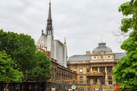 Sainte-Chapelle is next to the Palais de Justice