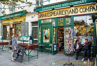 Shakespeare and Company at 37 rue de la Bûcherie in the 5th arrondissement