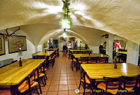 Klosterbräu vaulted cellar