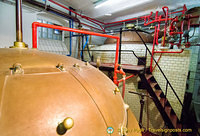 Klosterbräu brewery tanks