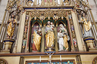 St Georg Church altar closeup