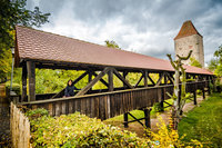 Wooden bridge to Weisser Turm