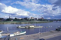 Elbe River paddle steamers