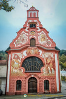 Rococo facade of the Heilig-Geist Spital Church