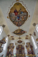 Frescoes and altars