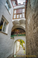 Hidden fresco off Brunnengasse
