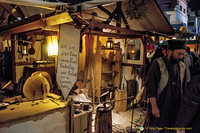 Medieval workshop at the Dresden Christmas Market