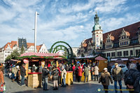 Leipzig Christmas Market on Marktplatz