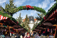 Bustling Leipzig Christmas Market
