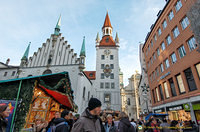 Munich Christkindlmarkt on Marienplatz