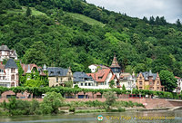 Neckar River view of Heidelberg