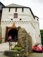 Drawbridge Gate is one of four gates you have to pass to get into Marksburg castle