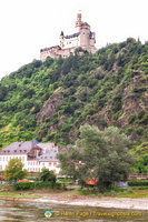 Marksburg Castle, as seen from a Rhine River Cruise