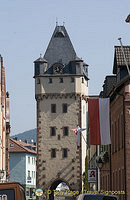 Würzburger Tor at the eastern end of Hauptstrasse