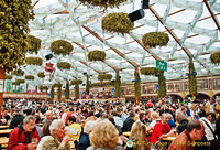 The Hofbräu tent accommodates 9,992 visitors