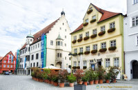 Nördlingen Town Hall and the Hotel Sonne