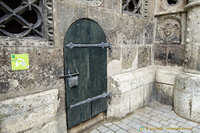 Door to the prison cells