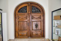 Attractive wooden door