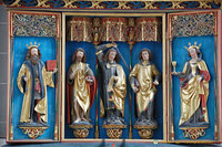St Salvator Kirche main altar sculptures