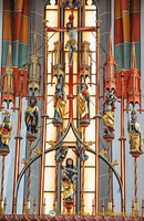 St Salvator Kirche main altar statues