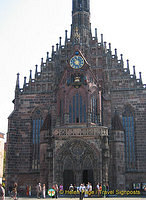 Frauenkirche in Nuremberg Hauptmarkt