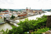 View of the Danube and Passau
