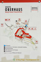 Map of the Veste Oberhaus complex