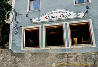 Gasthof Blauer Bock, a local hotel destroyed by the Danube flooding