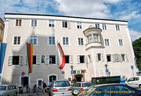 Passau tourist office on Rathausplatz