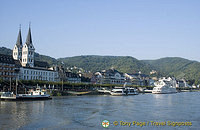 Twin towers of St. Severus Church in Boppard 