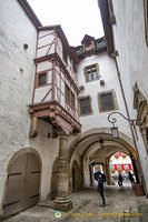Rothenburg Town Hall courtyard