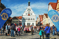 German Unity celebations on Rothenburg marktplatz