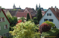 Homes within the Rothenburg wall