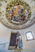 Ceiling with coat of arms