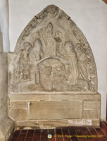 Church of St Georg tympanum relief