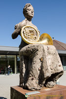 Musician sculpture