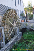 An old water wheel
