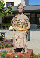 Musician sculpture