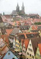 View of Rothenburg from Roderturm