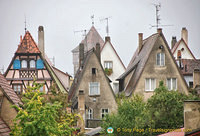 The roofs of Rothenburg