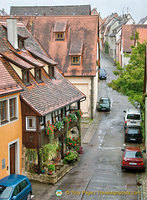 A local inn in the backstreets of Rothenburg