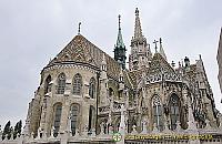 Matthias Church in front of the Fisherman's Bastion