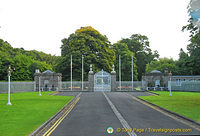 Gate to the Irish President's official residence