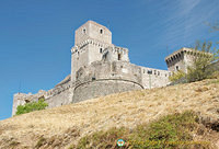La Rocca, once an intimidating castle to the people of Assisi