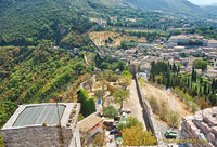Panoramic views from La Rocca