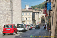 Road into Assisi town