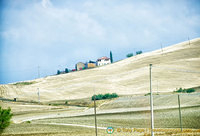 The slopes of Val d'Orcia