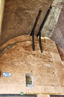 Hangings used to take place here in medieval Bologna