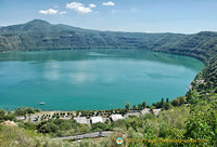 What a beautiful view of Lake Albano
